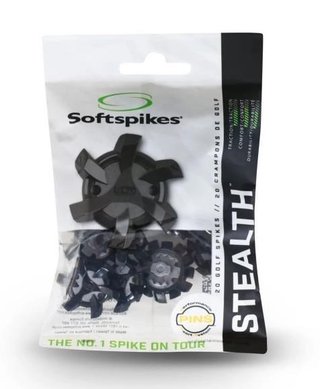 SoftSpikes Softspikes Stealth golfové hroty, čierna/strieborná, PINS (20ks)