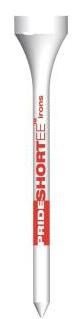 Pride Professional Tee System Prolength Short Red drevené týčka 53mm (2 1/8"), 25ks