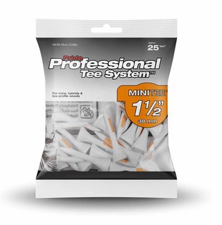 Pride Professional Tee System Prolength Mini Orange drevené týčka 38mm (1 1/2"), 25ks