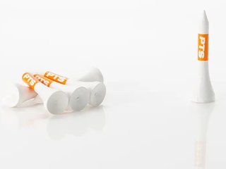 Pride Professional Tee System Prolength Mini Orange drevené týčka 38mm, 90ks