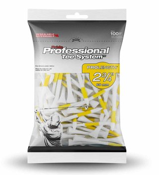 Pride Professional Tee System Prolength Yellow drevené týčka 69mm (2 3/4"), 100ks