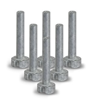 Masters Plug Weight Graphite - 4g (balenie 6 ks)