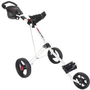 Masters 5 Series manuálny golfový vozík s 3 kolesami, biely