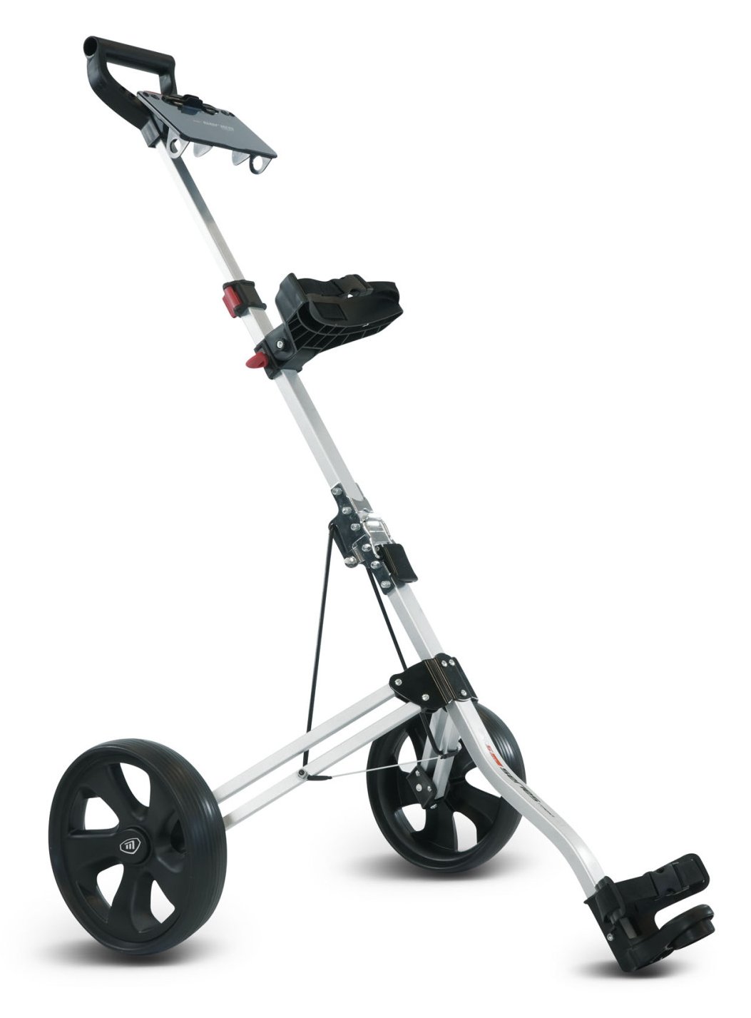 Masters Golf 5 Series Compact 2 Wheel ťahací vozík, strieborný