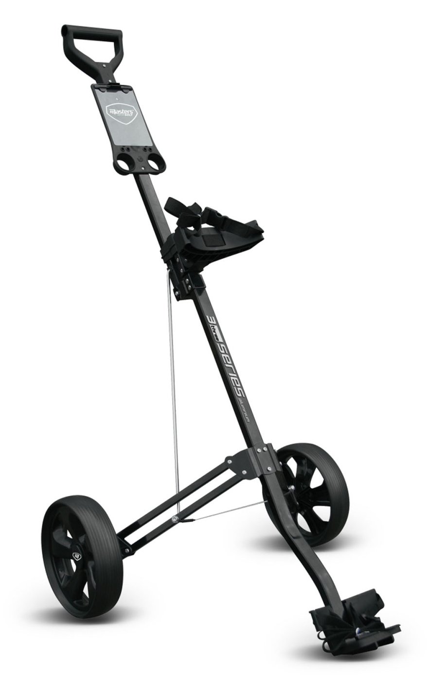 Masters Golf 3 Series Aluminium 2 Wheel ťahací vozík, čierny