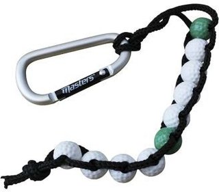 Masters Golf Masters Bead Stroke Counter počítadlo úderov, biela/zelená