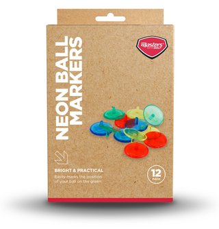 Masters Golf Neon Ball Markers (12 pack) markovátka