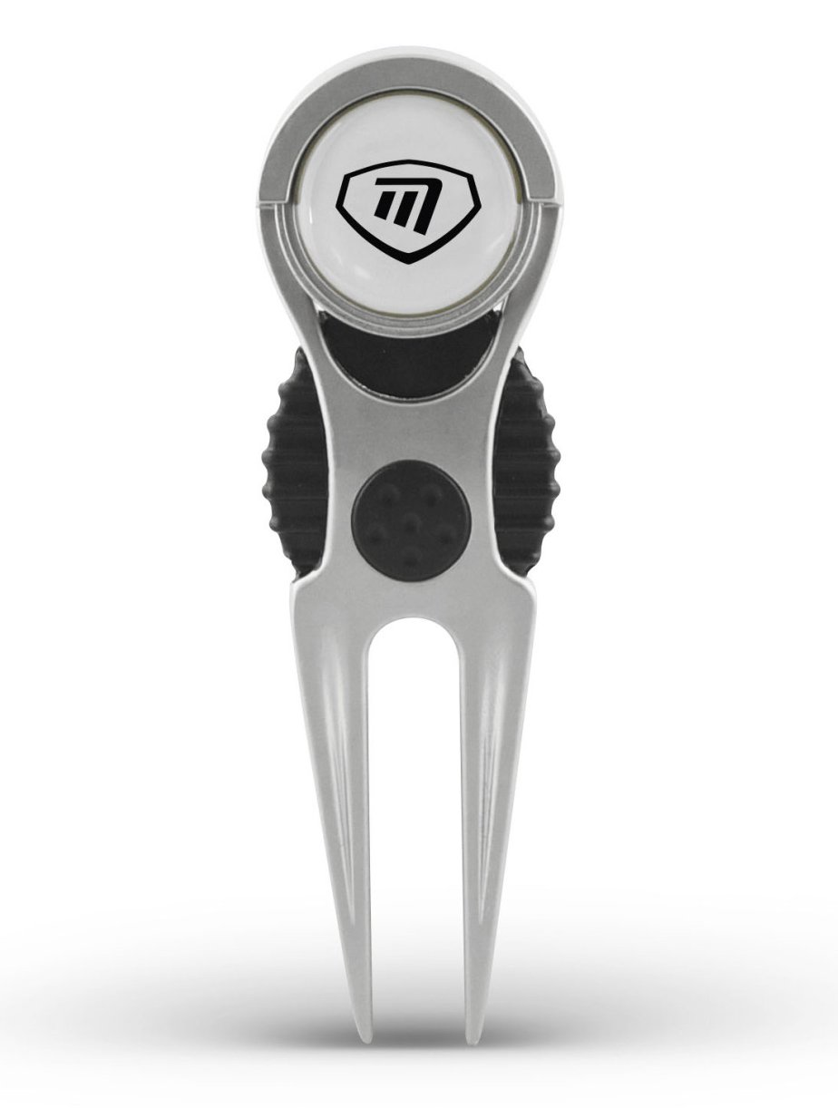 Masters Golf Deluxe Pitchfork With Marker vypichovátko, strieborné