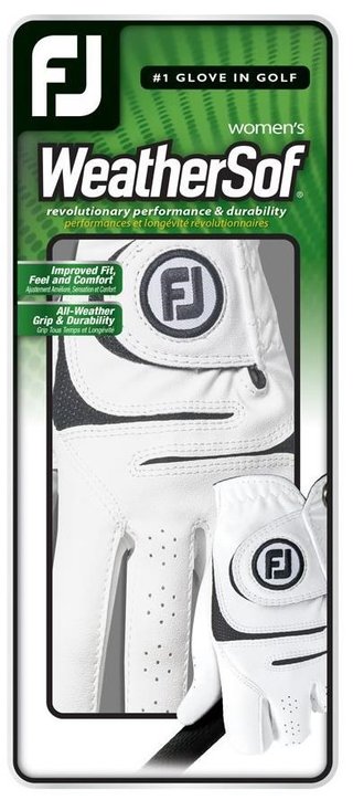 FootJoy WeatherSof 18 dámska golfová rukavica, biela