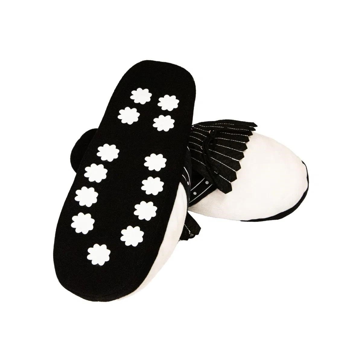 Longridge Golf Slippers (flaps) L golfové papuče, čierno/biela