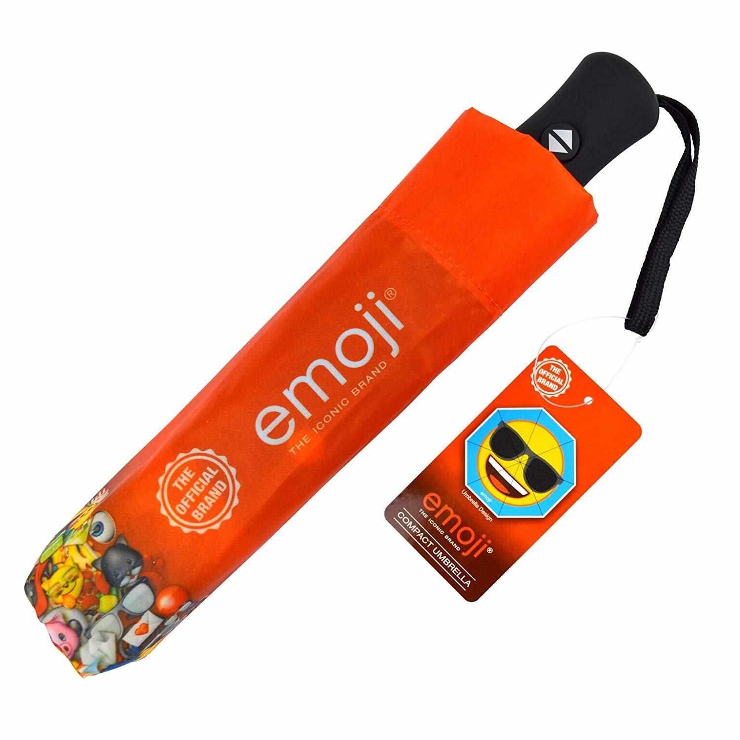 Emoji AutoFold Compact dáždnik, viac farieb