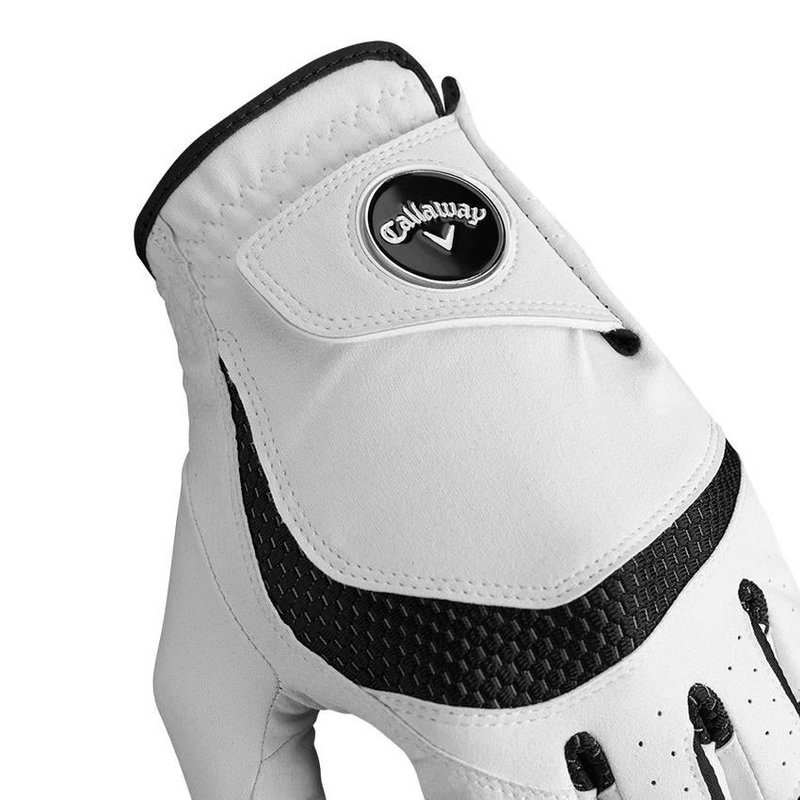 Callaway Syntech 19 dámska golfová rukavica, biela