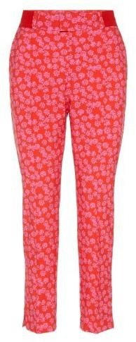 J.Lindeberg Gio Micro Stretch dámske nohavice, pop pink flower print
