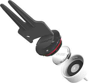 Rozložený pohľad na nástroj na kryt batérie Garmin Approach CT10