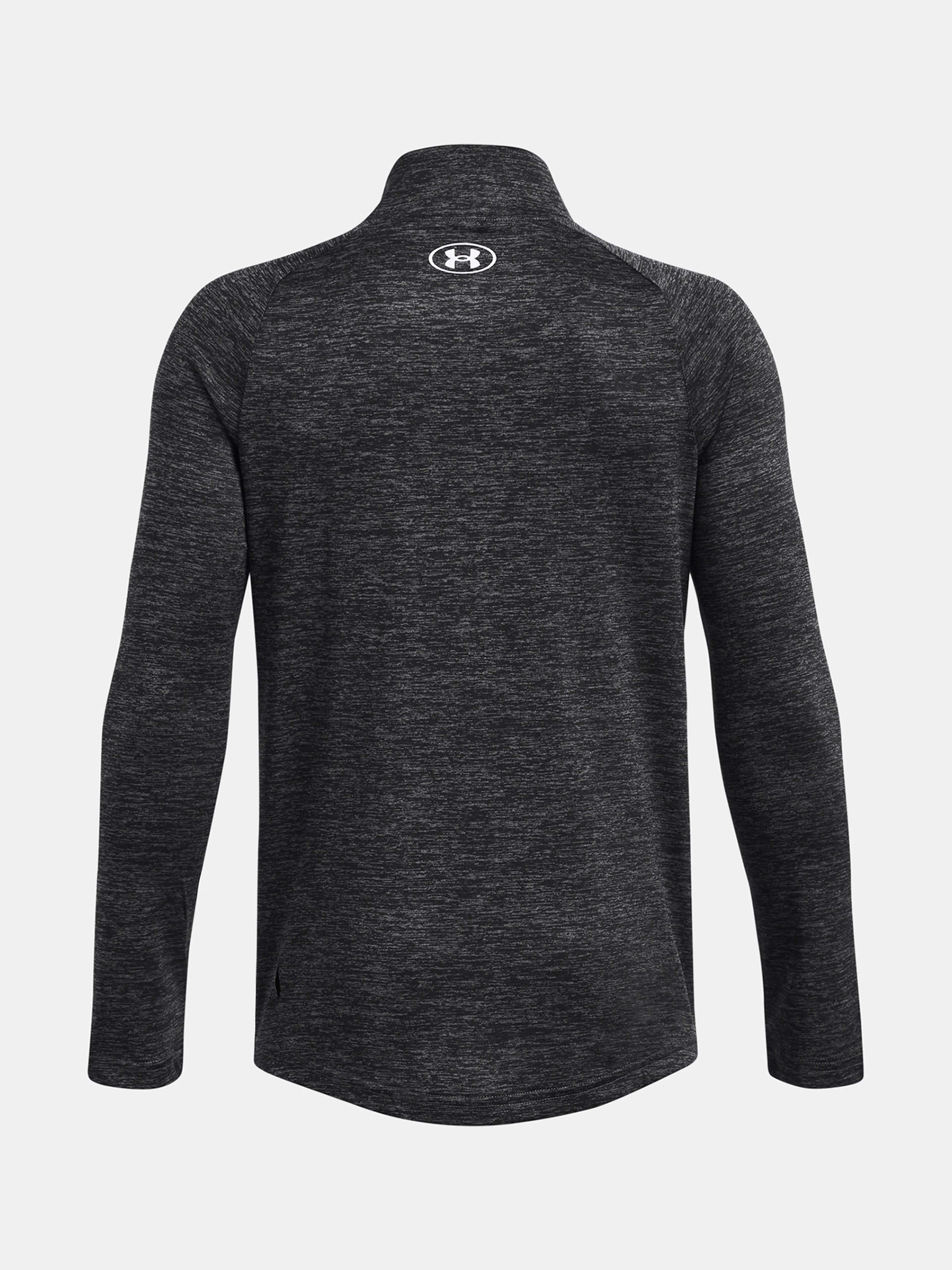 Juniorská mikina Under Armour Tech 2.0 1/2 Zip, sivá - bočný pohľad
