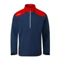 Bunda Ping AquaDrive Half-Zip vo farebnom prevedení Oxford Blue/Classic Red