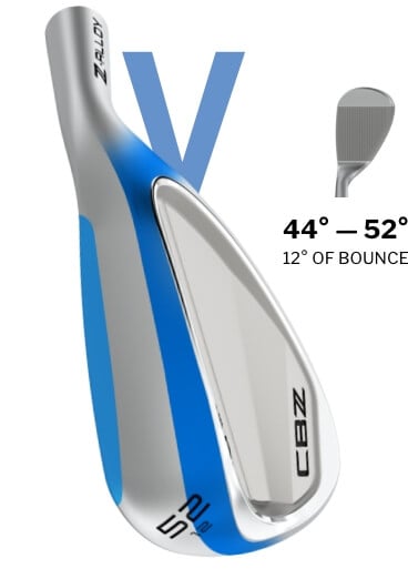 Cleveland CBZ Gap Wedge V-Shaped Sole