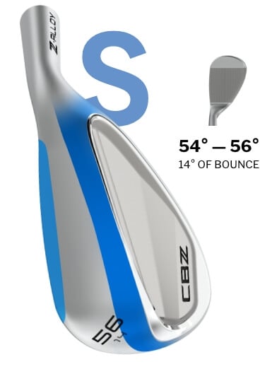 Cleveland CBZ Sand Wedge S-Shaped Sole