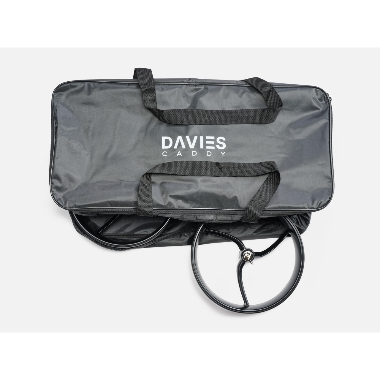Otvorená prepravná taška Davies Caddy DCBAG s pohľadom na vnútorné polstrovanie