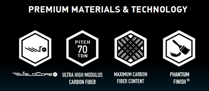 Dizajn prémiového karbónového materiálu Fujikura Ventus