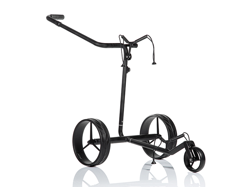 Elektrický vozík JuCad Carbon Travel Nero SV 3.0 na ihrisku