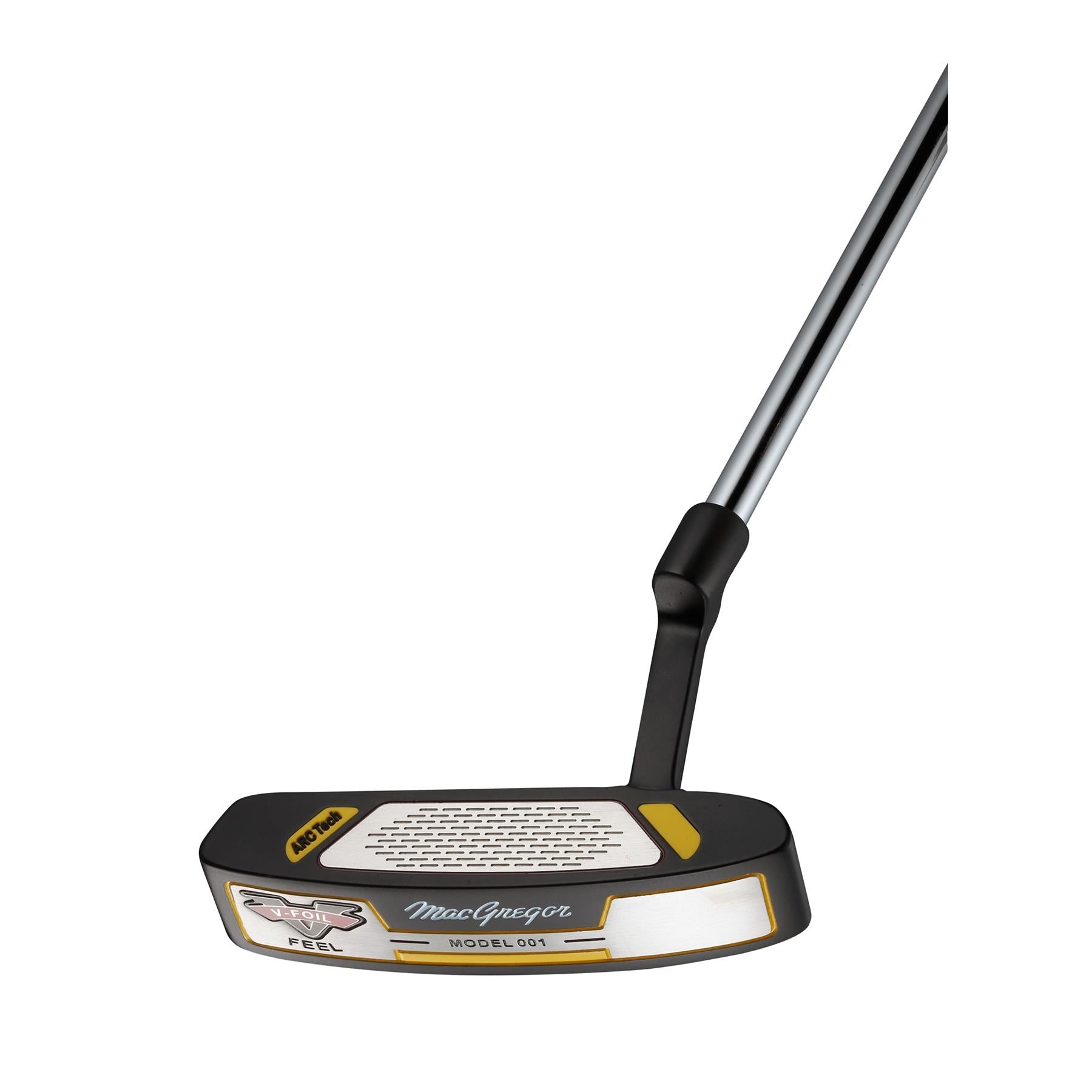 Úderová plocha puttera MacGregor V-Foil Model 001 s frézovaním ARC Tech