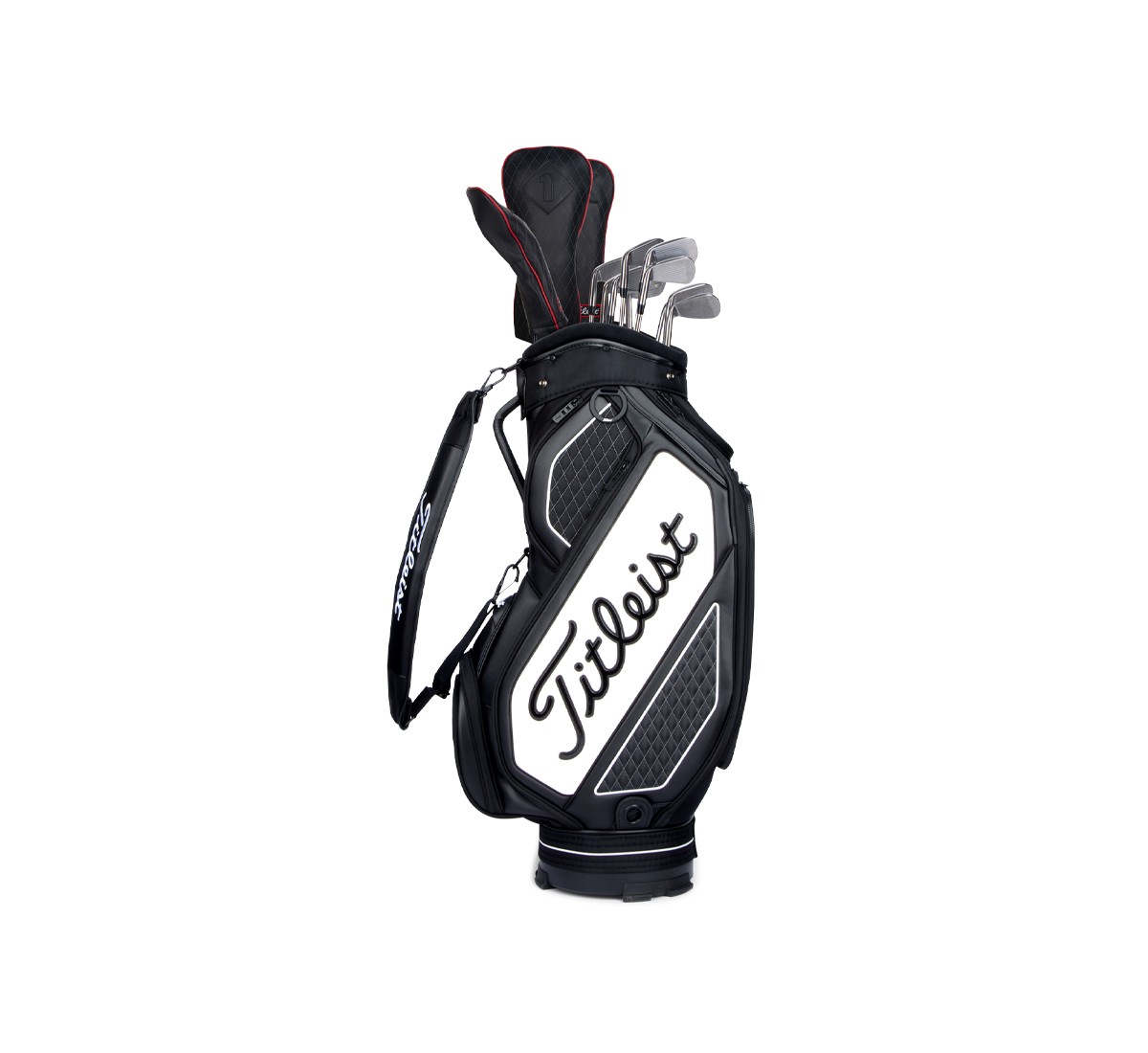 Titleist Tour Series Midsize Bag čierno-biely — dizajn inšpirovaný tour