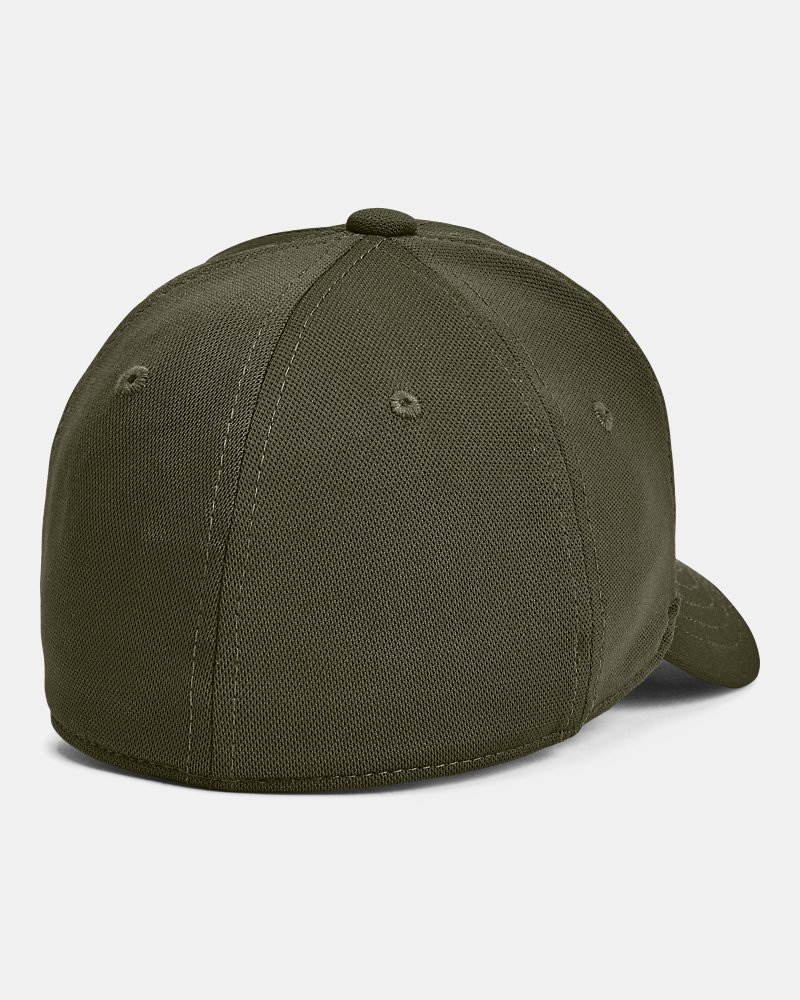 Zadný pohľad na chlapčenskú šiltovku UA Blitzing Low Marine Green