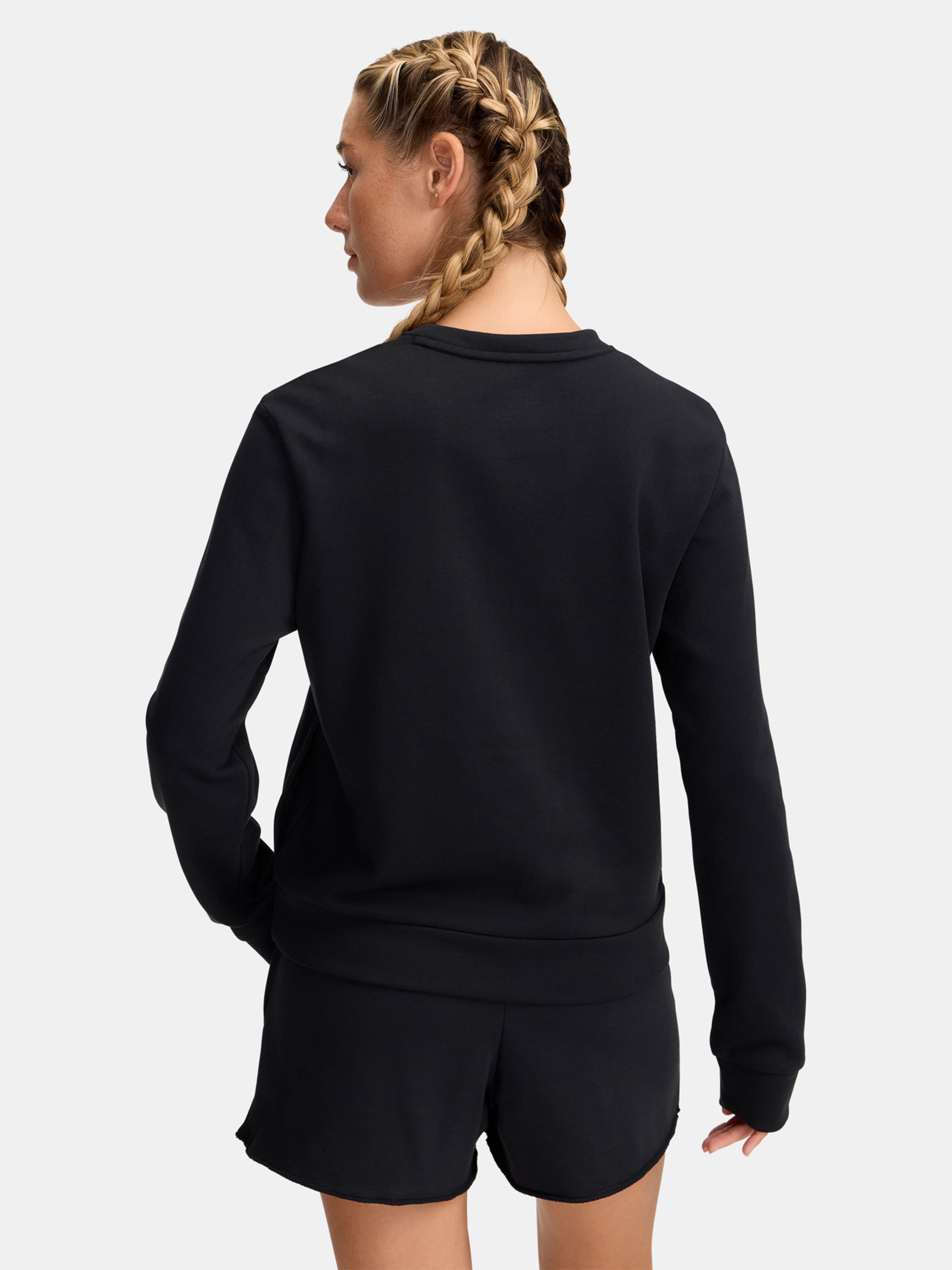 Dámska mikina Under Armour Rival Terry Crew – bočný lifestylový pohľad