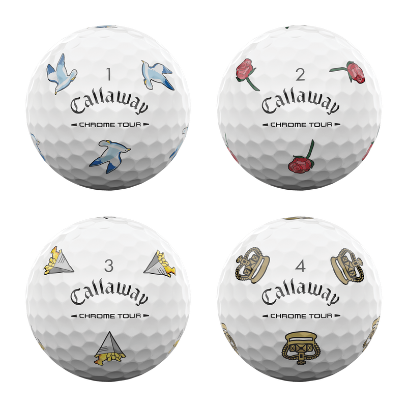 Callaway Chrome Tour July Major 2026 – detail dizajnu pobrežného linksu