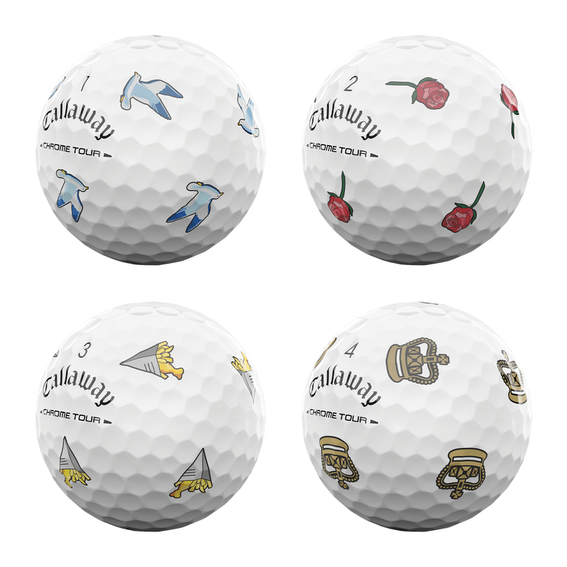 Callaway Chrome Tour July Major 2026 – bezšvový vzor jamiek Seamless Tour Aero