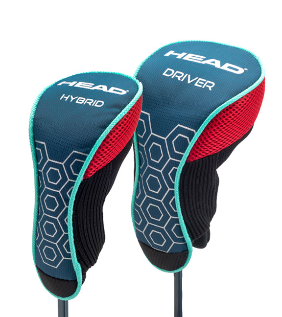 HEAD Junior Stand Bag – 4 vrecká, dvojité popruhy, kryt proti dažďu