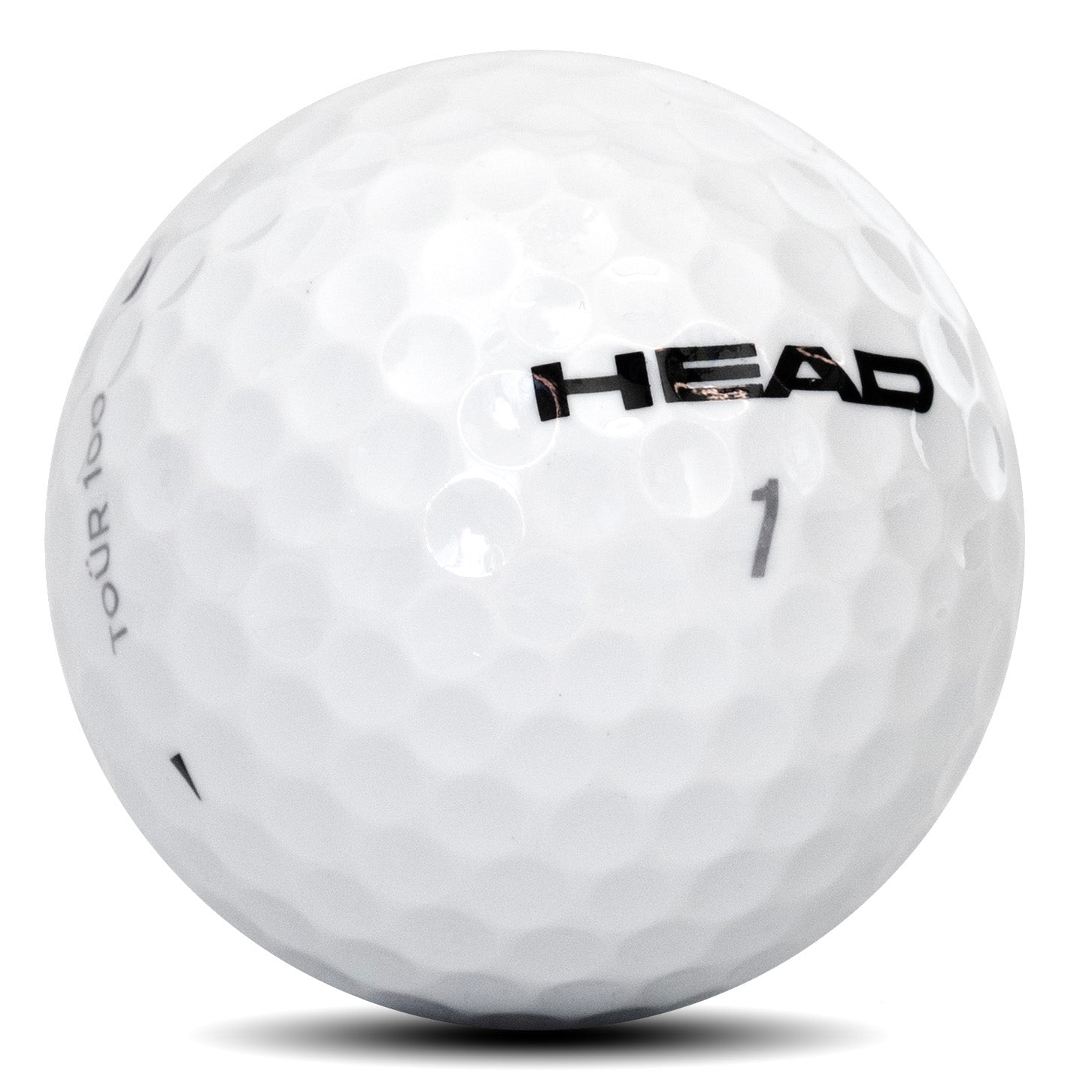 Detail vzoru jamiek na golfovej loptičke HEAD TOUR 100