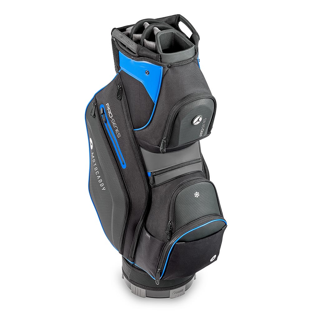Motocaddy Pro-Series Cart Bag 2025 – deväť priestranných vreciek a úložný priestor