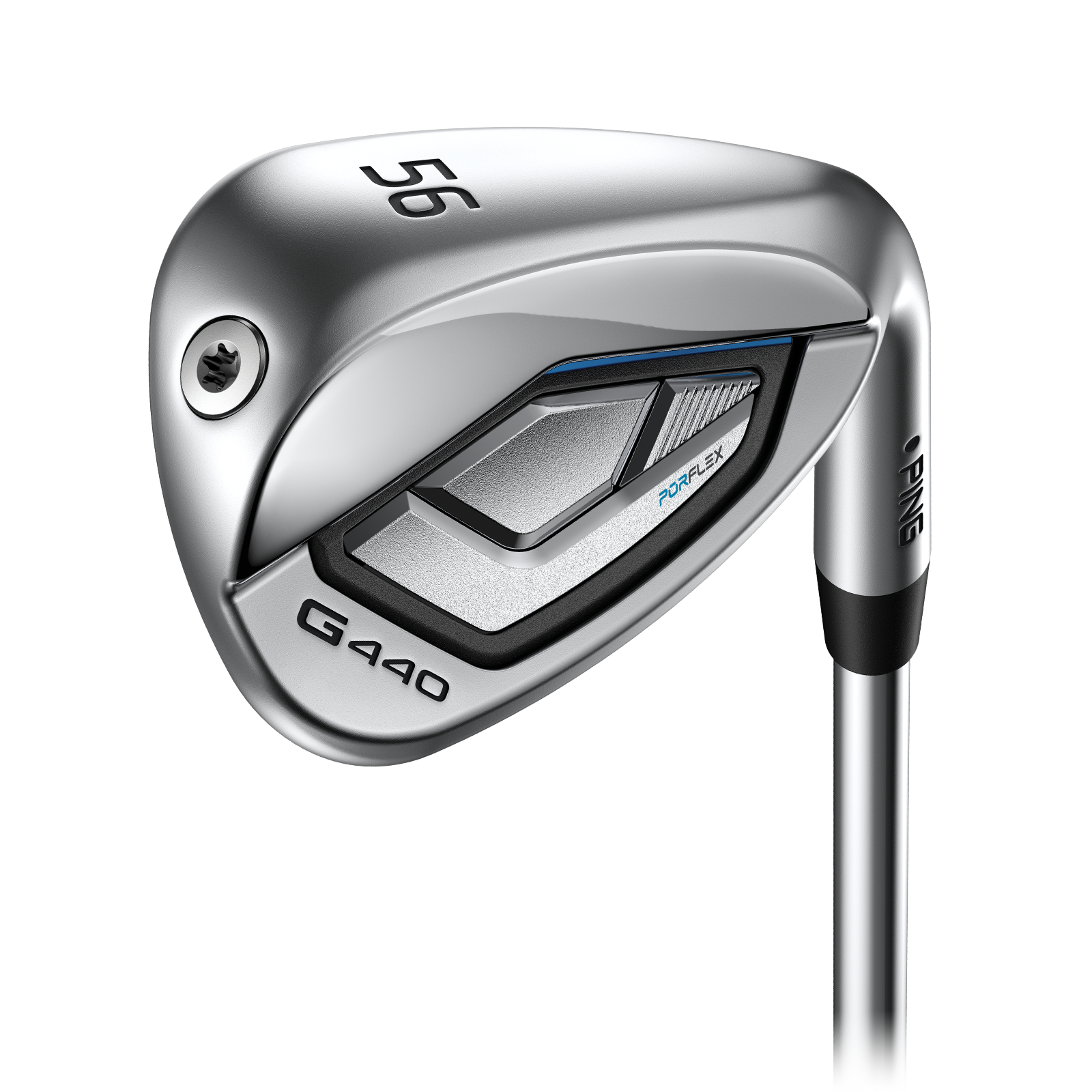 PING G440 56-degree wedge cavity showing Sand Saver design