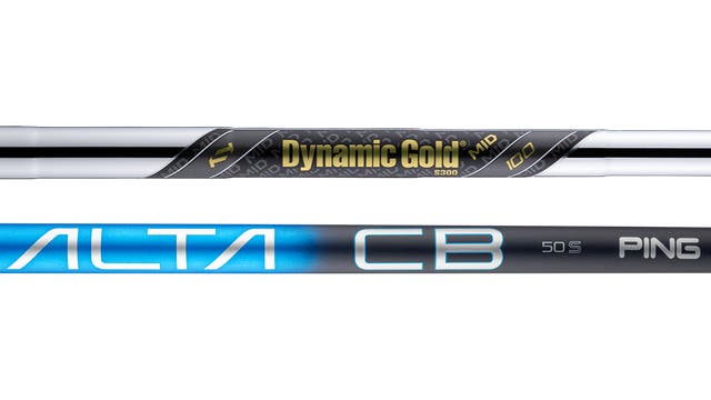 PING i540 stock shaft options — Alta CB Blue and UST Recoil DART