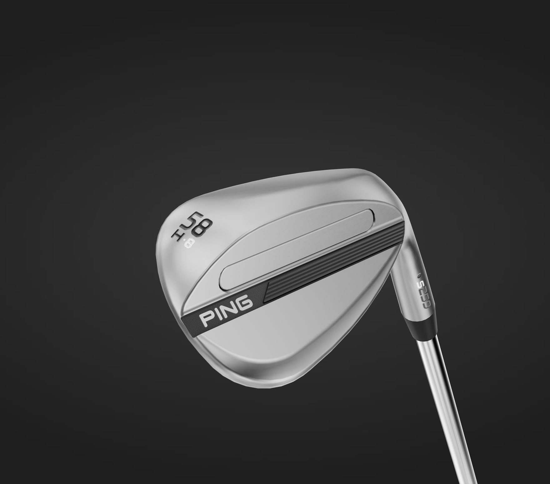 Pohľad na dutinu wedge s259 zobrazujúci možnosti povrchovej úpravy Chrome a Midnight