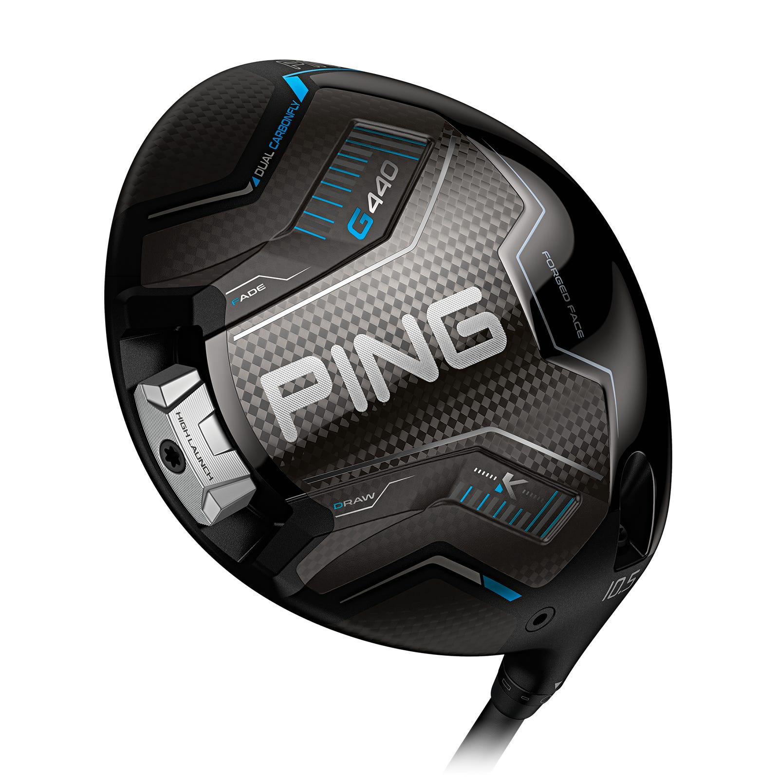 Sole view of G440 K HL 10.5 driver showing High-Launch build configuration