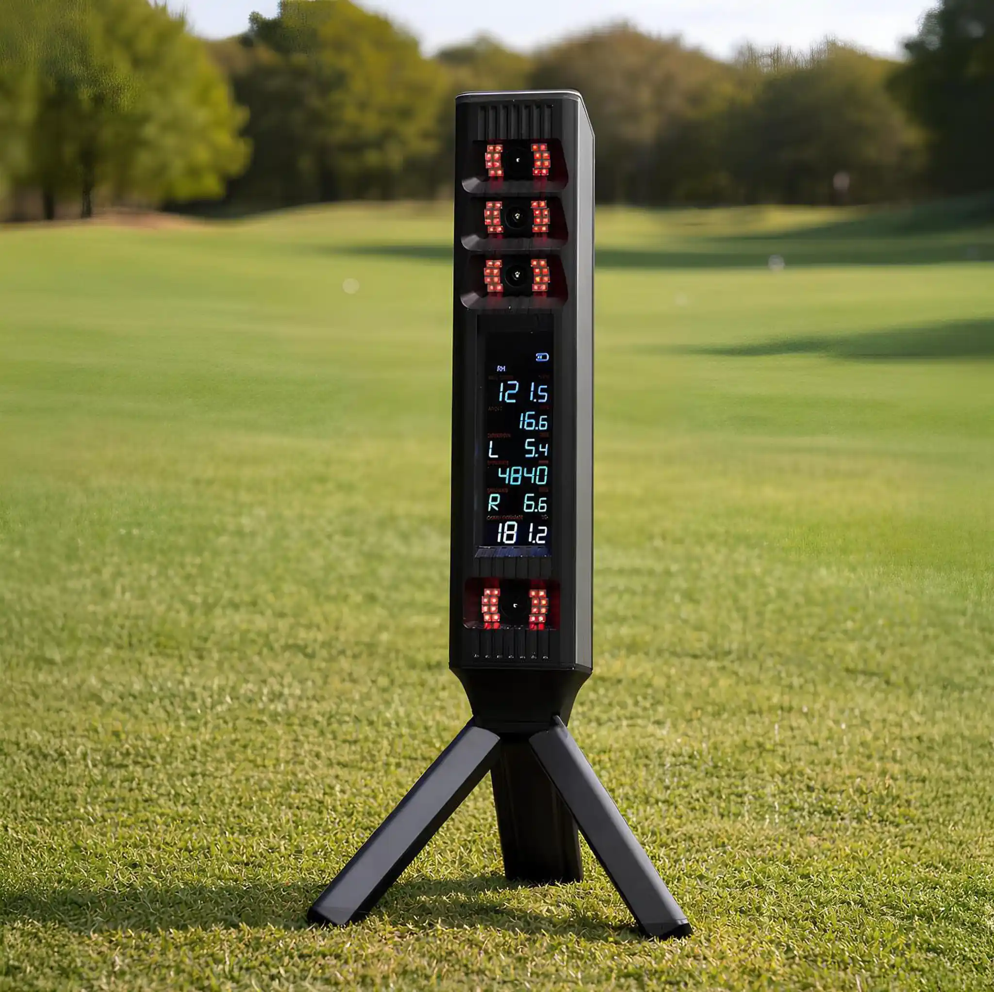 Použitie Square Golf OMNI na vonkajšom driving range