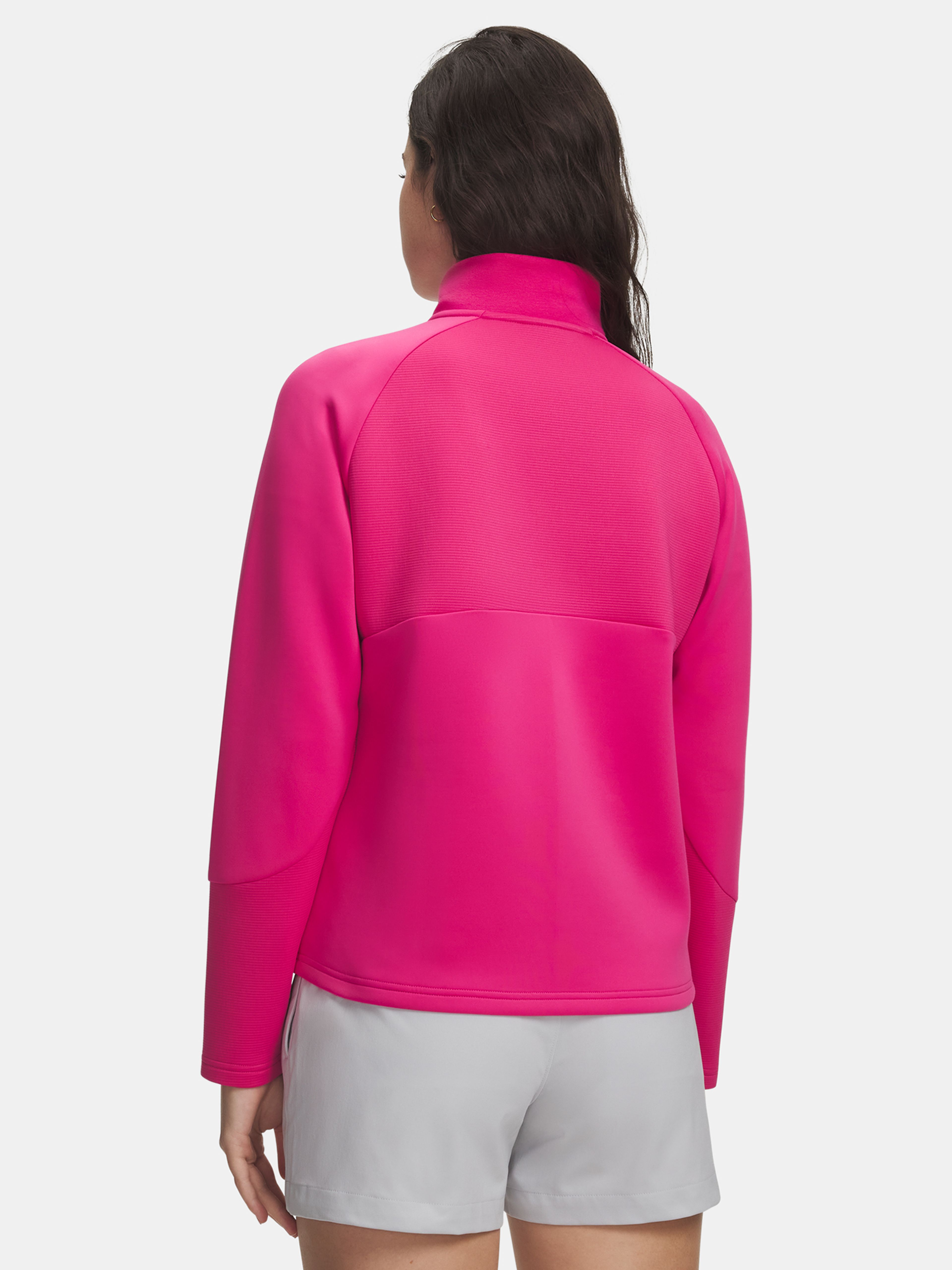 Dámska mikina Under Armour UA Drive Midlayer 1/4 Zip – detail chrbta a rukávov