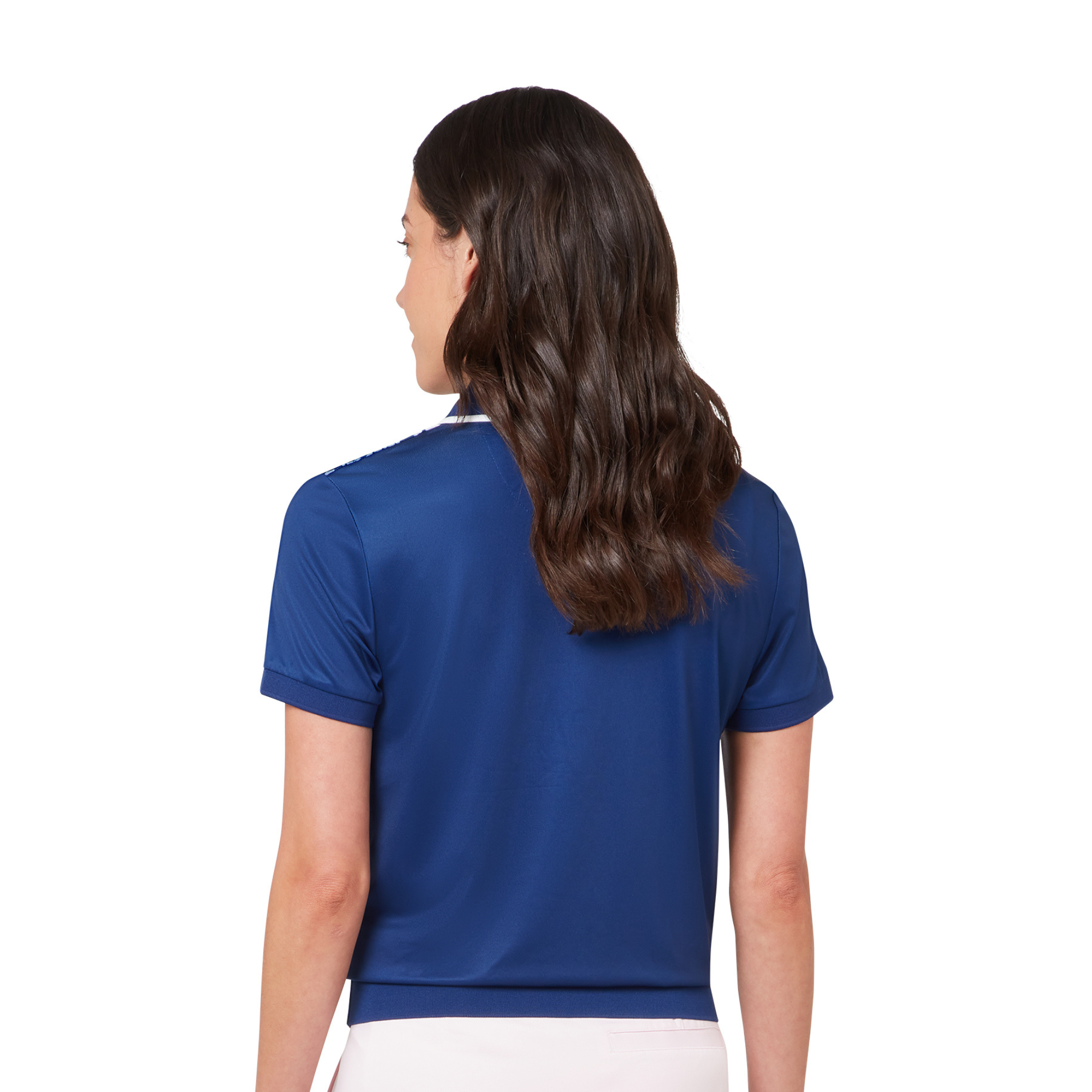 Callaway Floral Blossom Ladies Polo Blue Depths – detailný pohľad