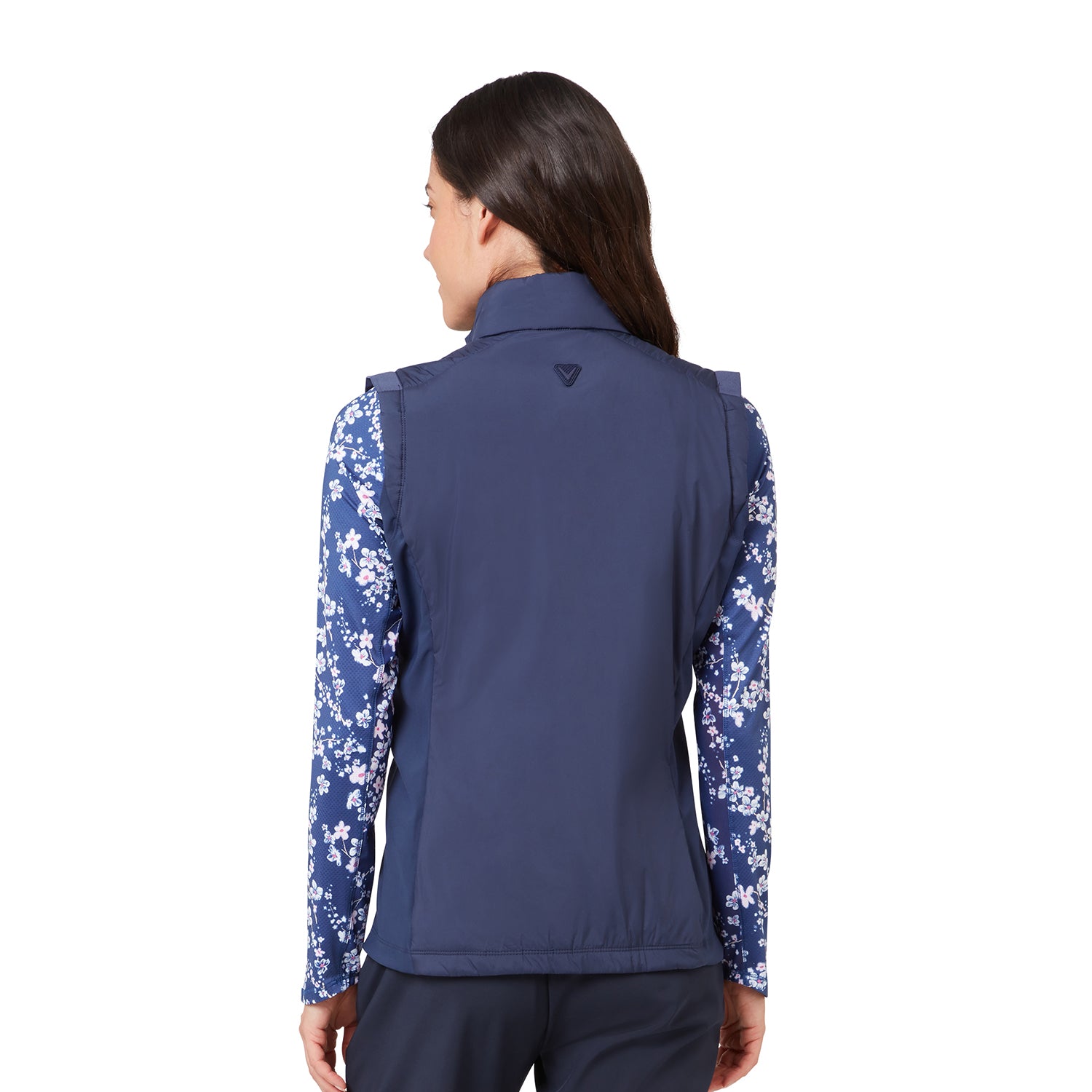 Callaway Ladies Lightweight Primaloft Gilet Peacoat — detail bočného strečového panelu