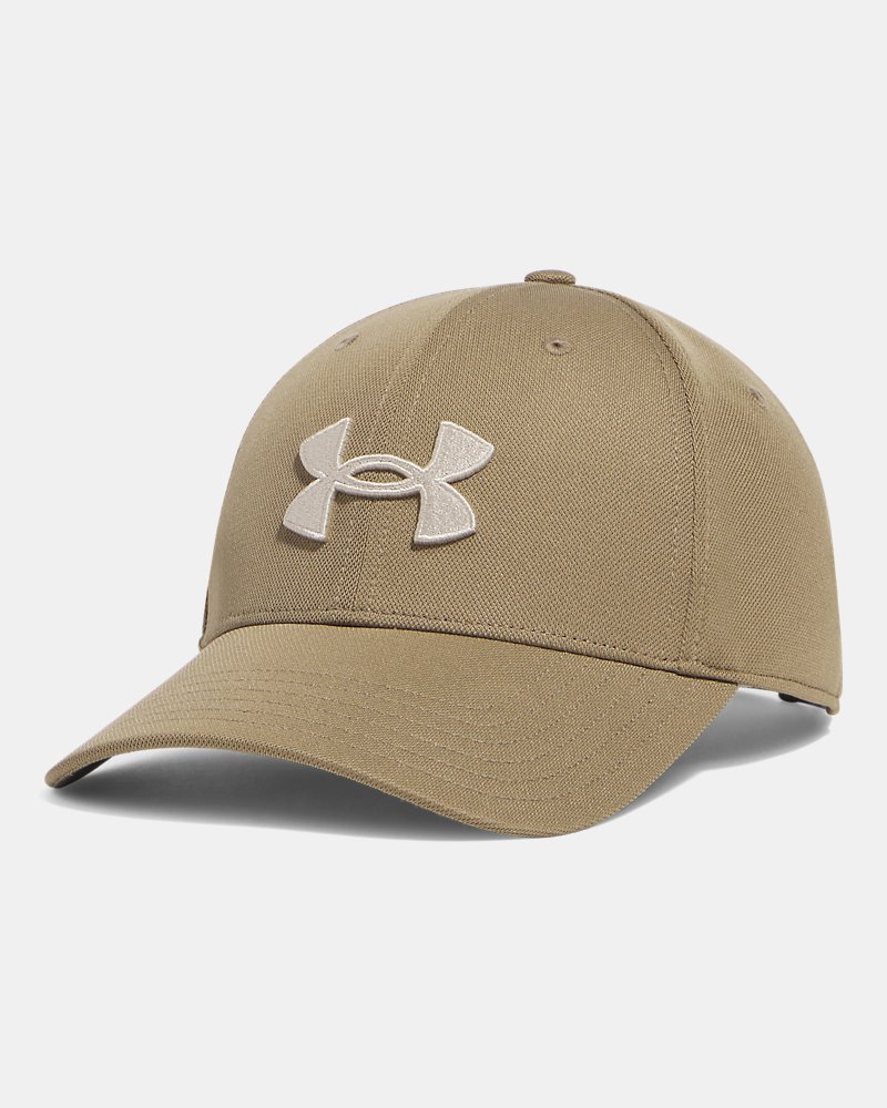 Under Armour Blitzing Low cap – front view, bayou/sandstorm