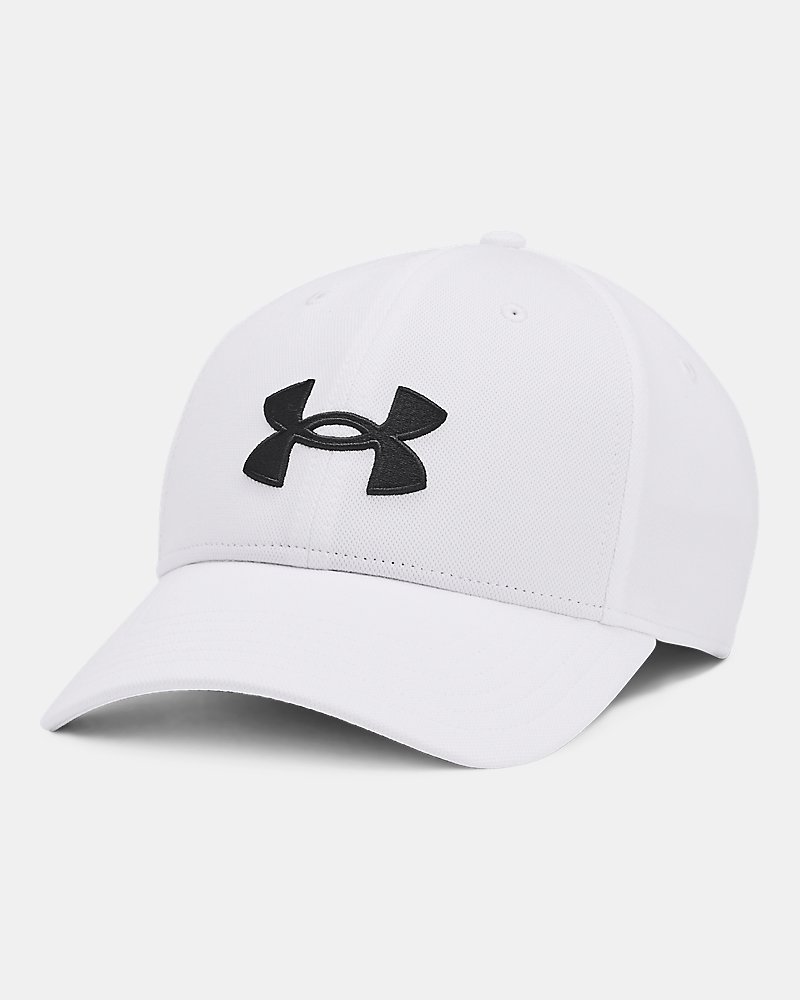 Under Armour Blitzing Low cap – predný pohľad, biela