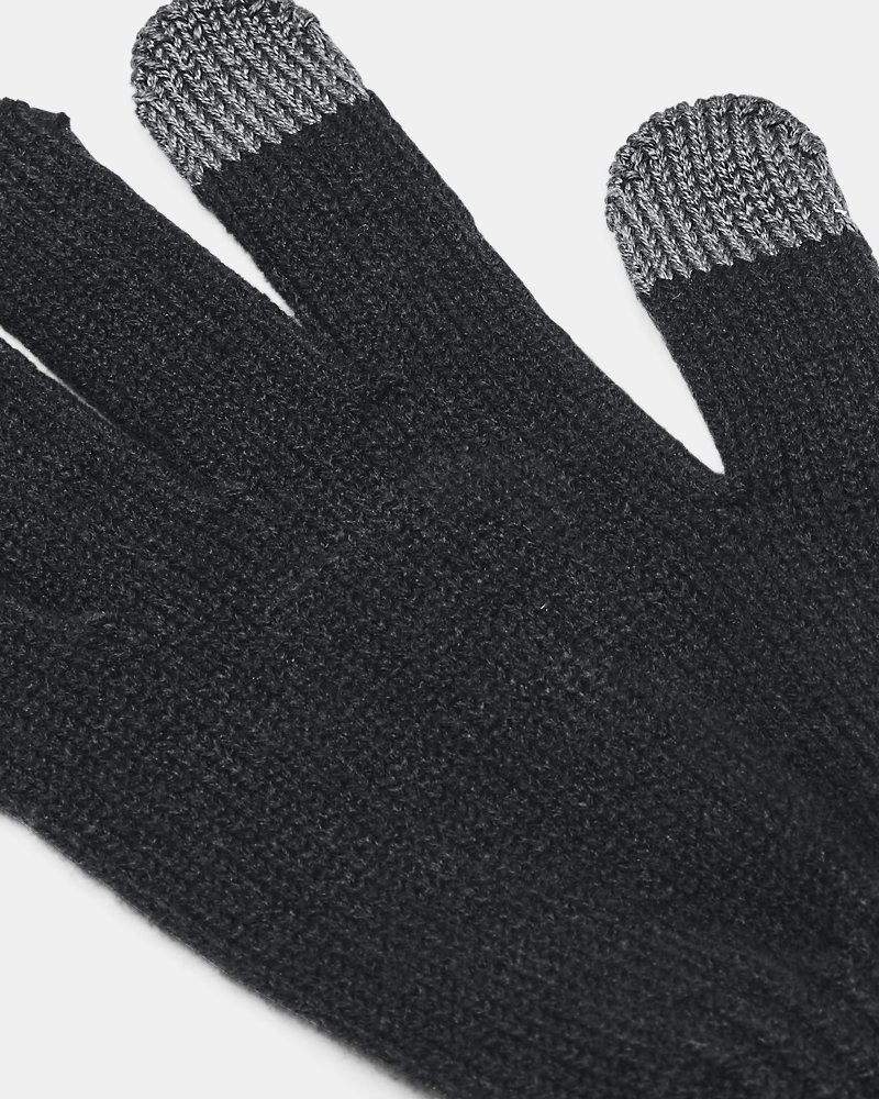 Detail látky rukavíc Under Armour Halftime – akrylový úplet odvádzajúci vlhkosť