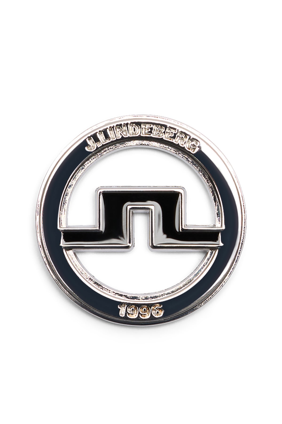 J.Lindeberg Ball Marker Black – predný pohľad ukazujúci logo Bridge