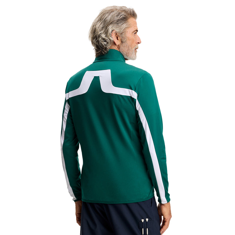 J.Lindeberg Jarvis Mid Layer Jacket Forest Biome – bočný a zadný detail