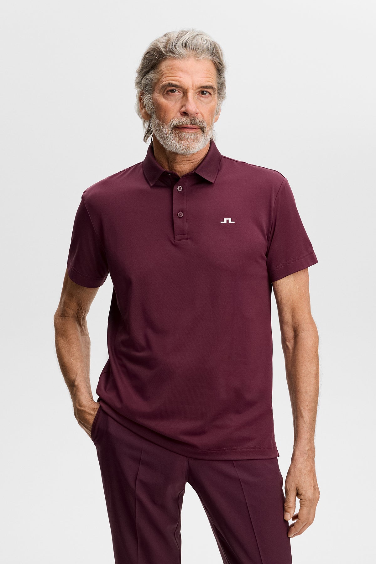 J.Lindeberg Bridge Polo Winetasting – front lifestyle view