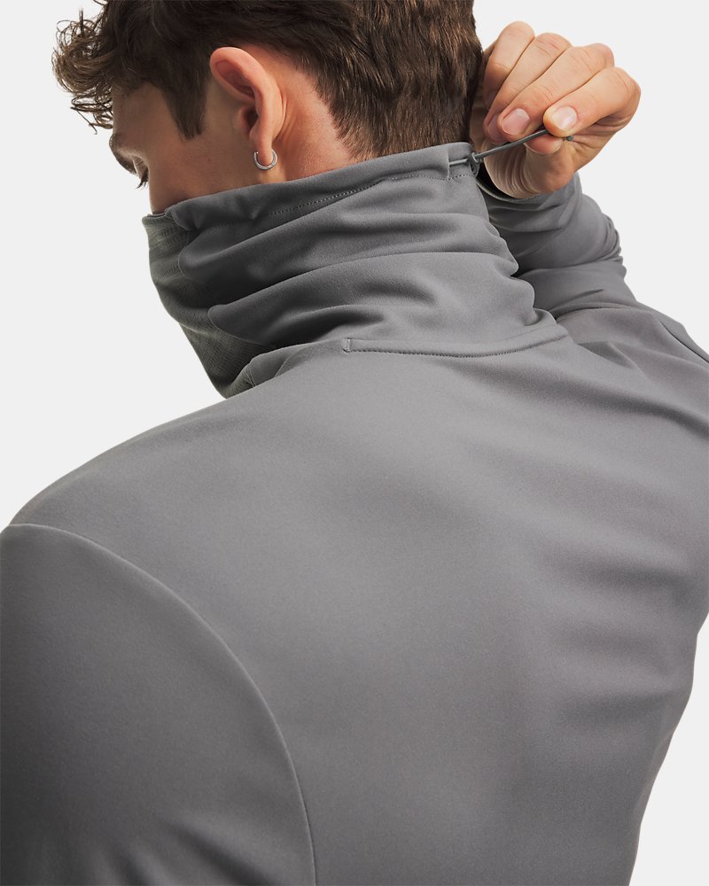 Under Armour Drive Funnel Neck – detail látky, dvojito pletený česaný flís